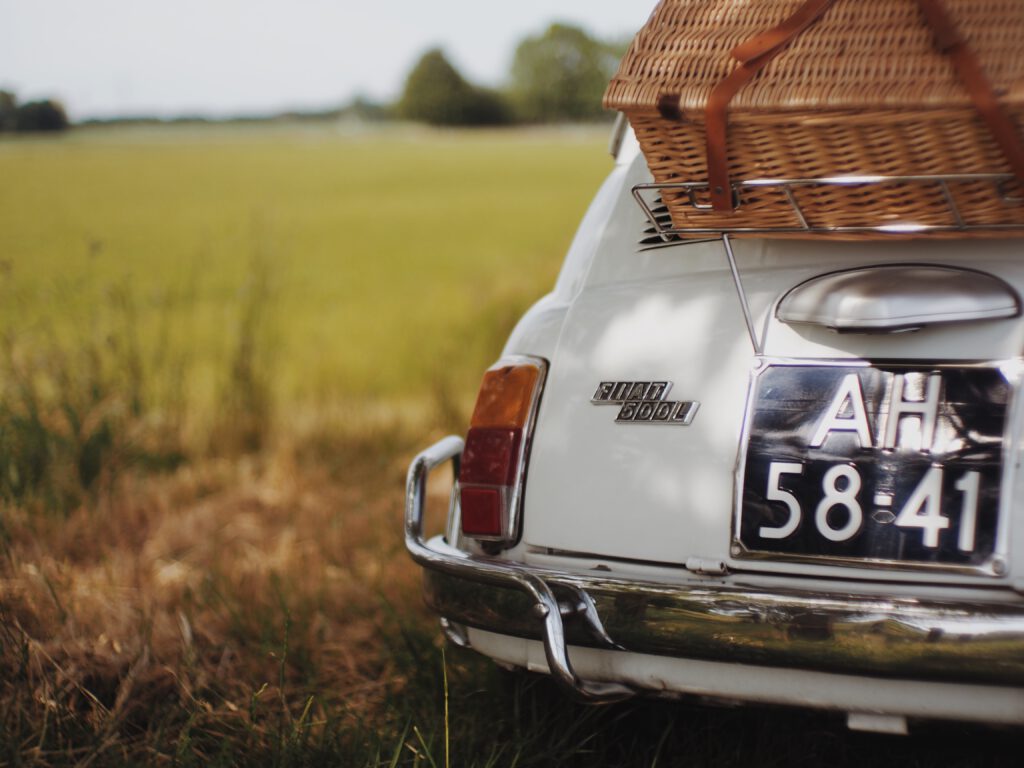 Fiat 500 picknickmand