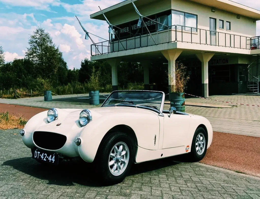 Austin Healey frogey oldtimer huren