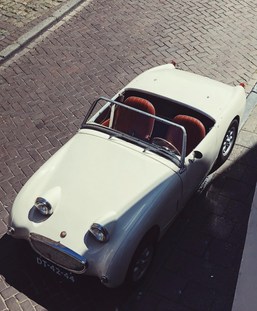 Austin Healey sprite frogeye te huur